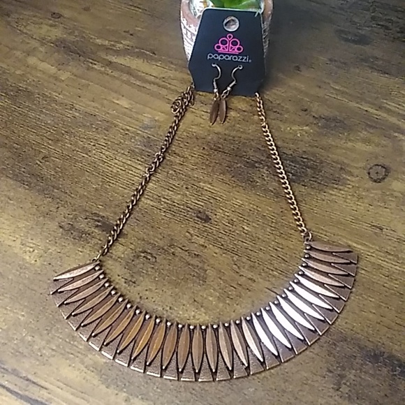 paparazzi Jewelry - Copper Statement Necklace